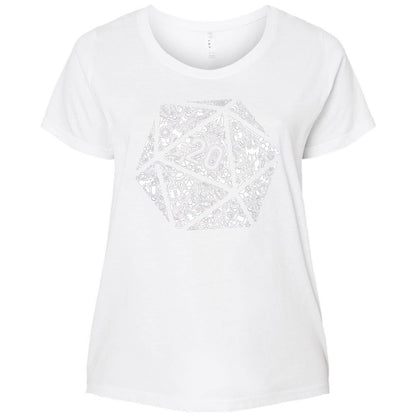 Ladies Curvy Jersey - LJXKDLNG - White - 6