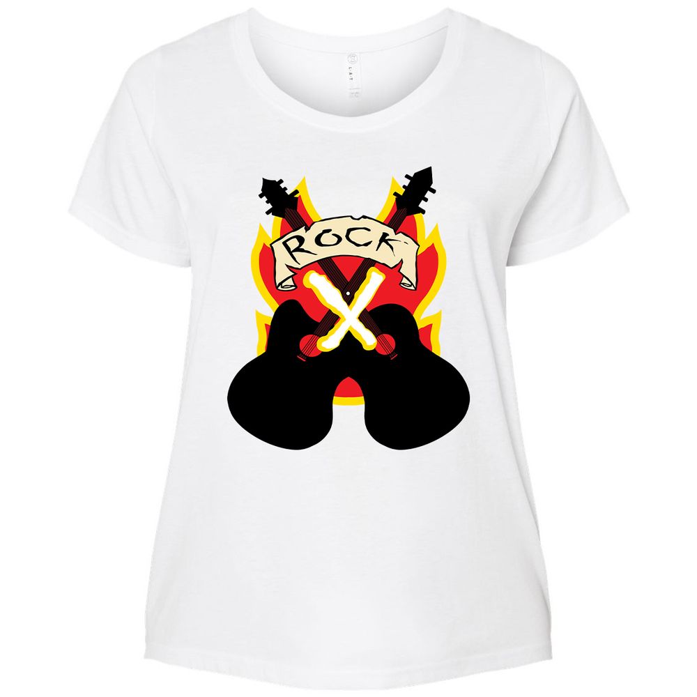 Ladies Curvy Jersey - 13W458Q5 - White - 6