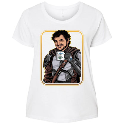 Ladies Curvy Jersey - PJ8DS21G - White - 6