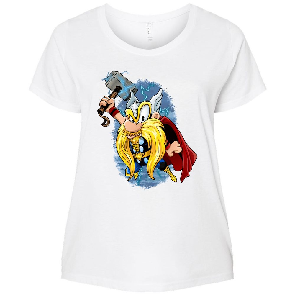 Ladies Curvy Jersey - WBEPTY4T - White - 6