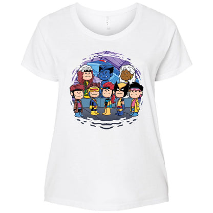 Ladies Curvy Jersey - MS1F6U1H - White - 6