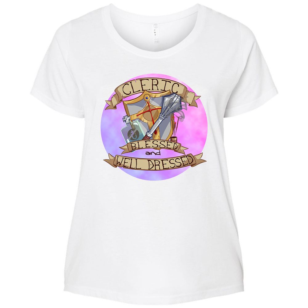 Ladies Curvy Jersey - LMTM3CBY - White - 6