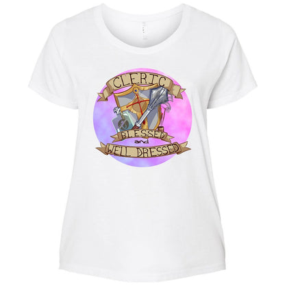 Ladies Curvy Jersey - LMTM3CBY - White - 6