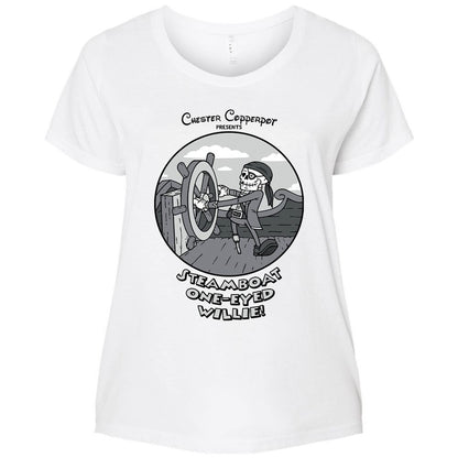 Ladies Curvy Jersey - D5VGA7HN - White - 6