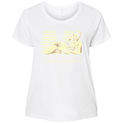 Ladies Curvy Jersey - DM8WBZ5E - White - 6