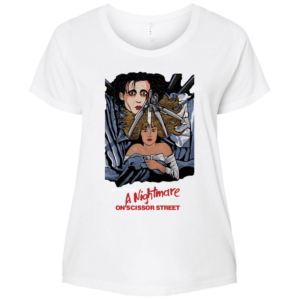 Ladies Curvy Jersey - B89M5VJZ - White - 6