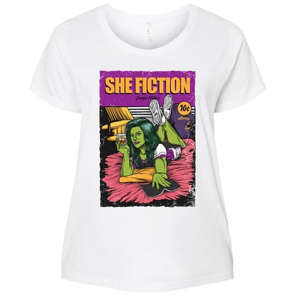 Ladies Curvy Jersey - 6D99RCWL - White - 6