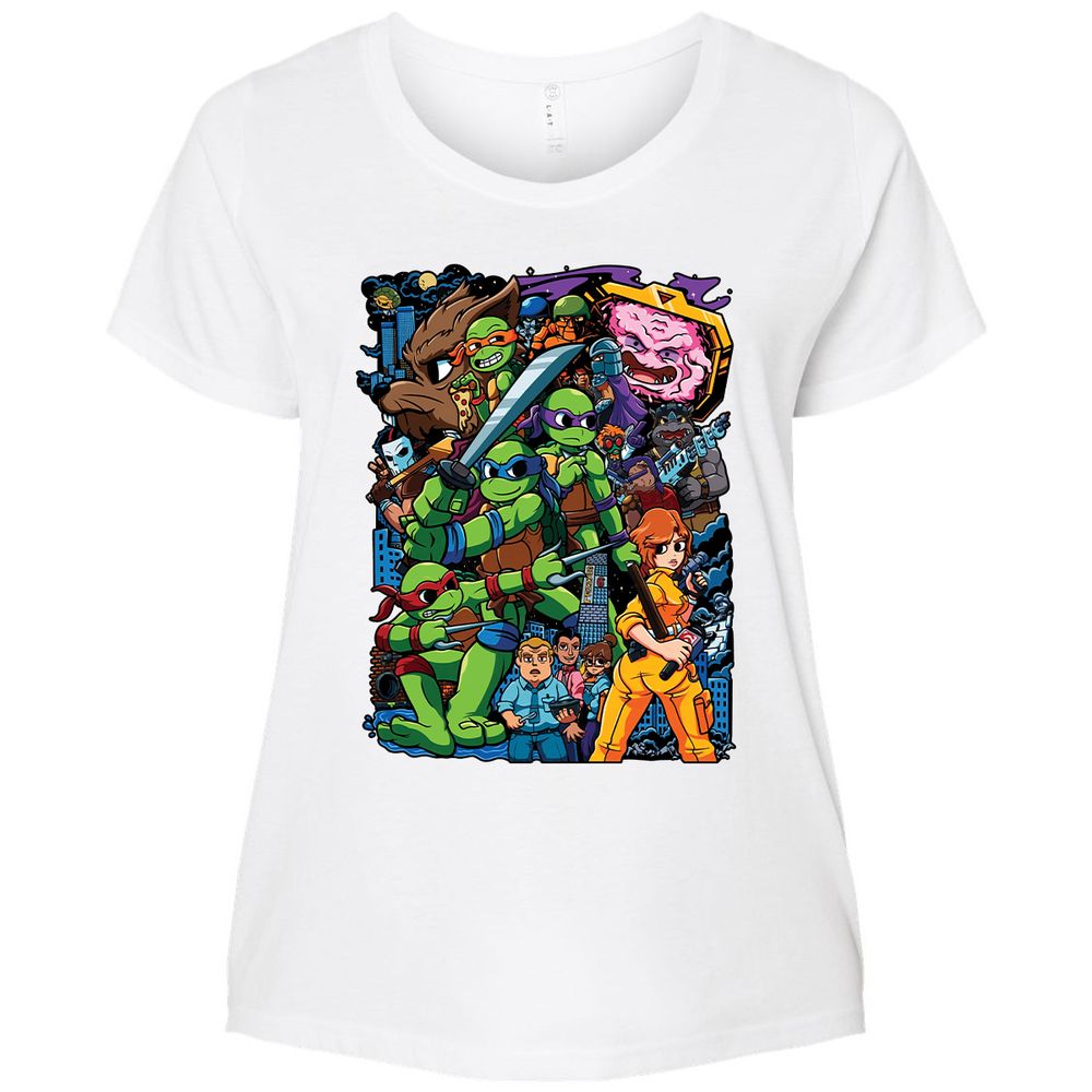 Ladies Curvy Jersey - F4965KFA - White - 6