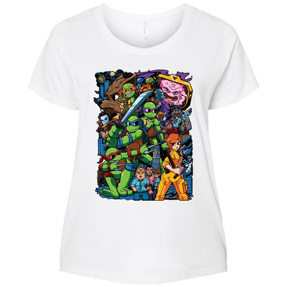 Ladies Curvy Jersey - F4965KFA - White - 6