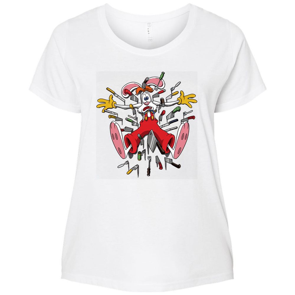 Ladies Curvy Jersey - HU6CUUQY - White - 6