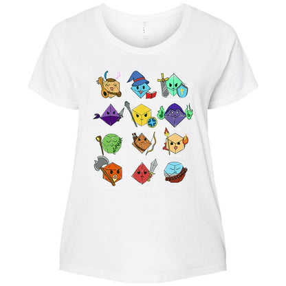 Ladies Curvy Jersey - A8B9AJJB - White - 6