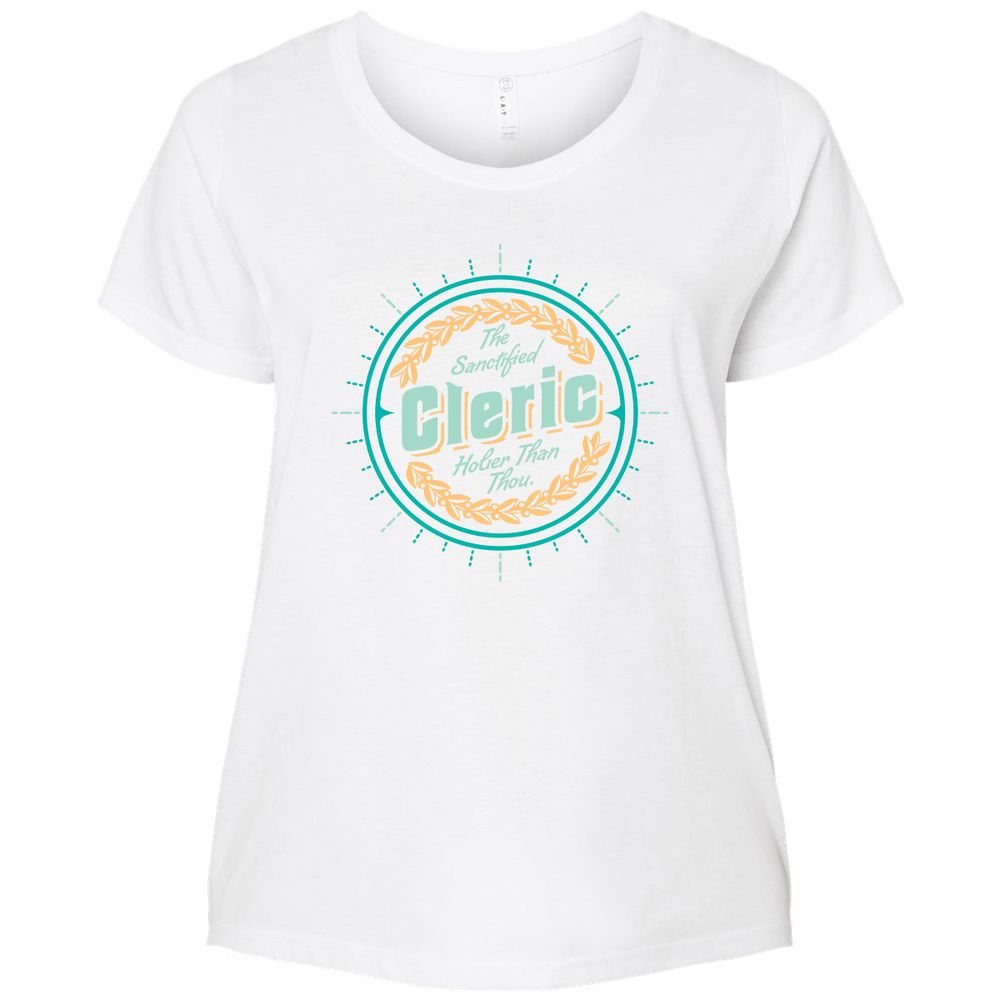 Ladies Curvy Jersey - Z6DVP9BY - White - 6