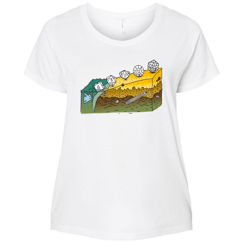 Ladies Curvy Jersey - FPTUV1JQ - White - 6