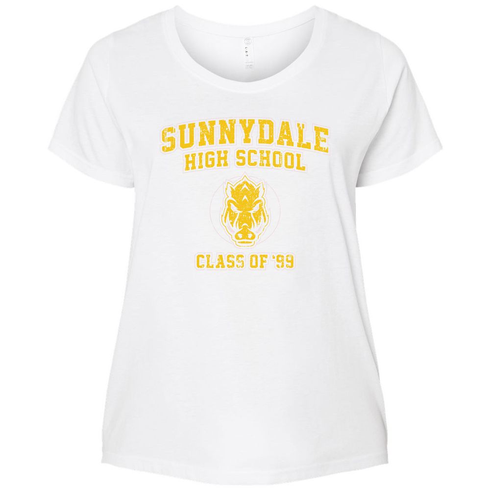 Ladies Curvy Jersey - Q5RGHG95 - White - 6