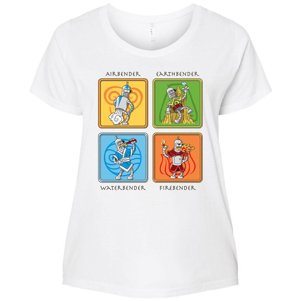 Ladies Curvy Jersey - 5GJ39S7S - White - 6