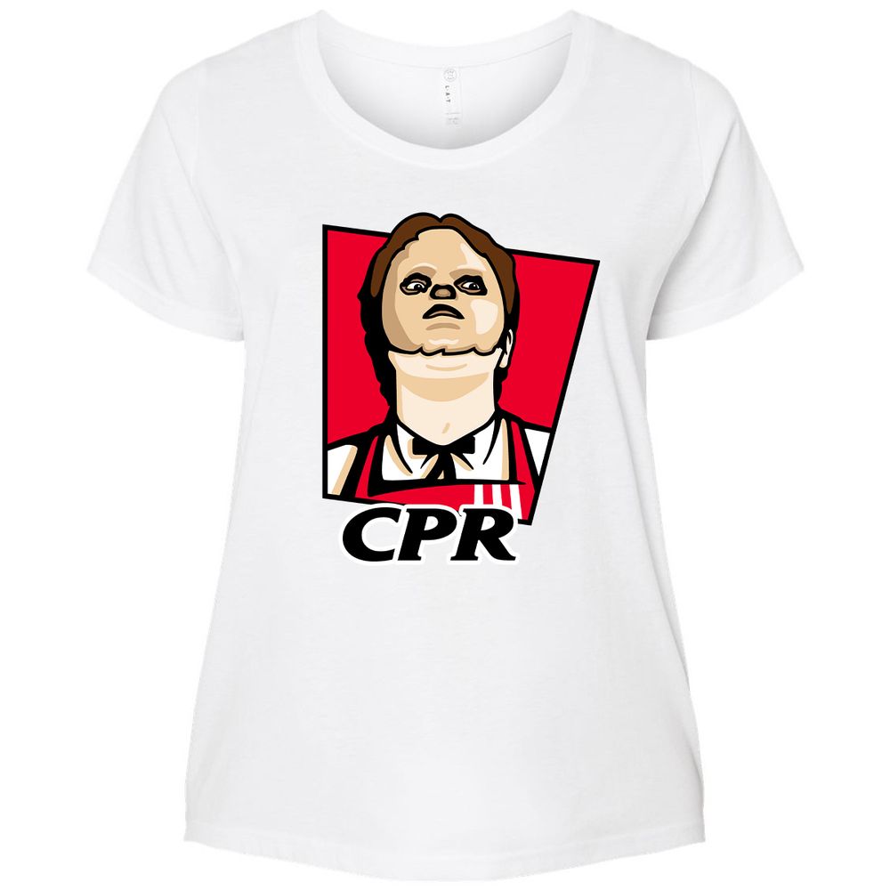 Ladies Curvy Jersey - 4EQGXHJQ - White - 6