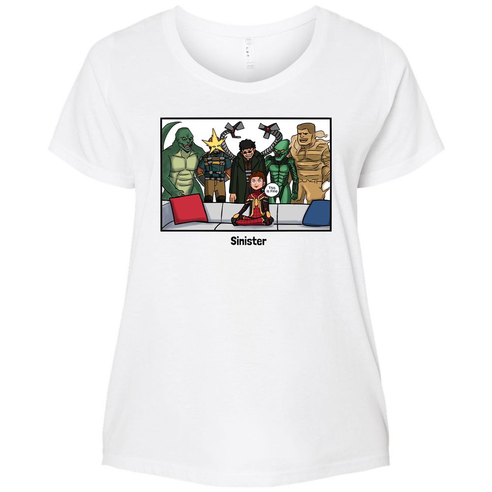 Ladies Curvy Jersey - YW68JHQE - White - 6