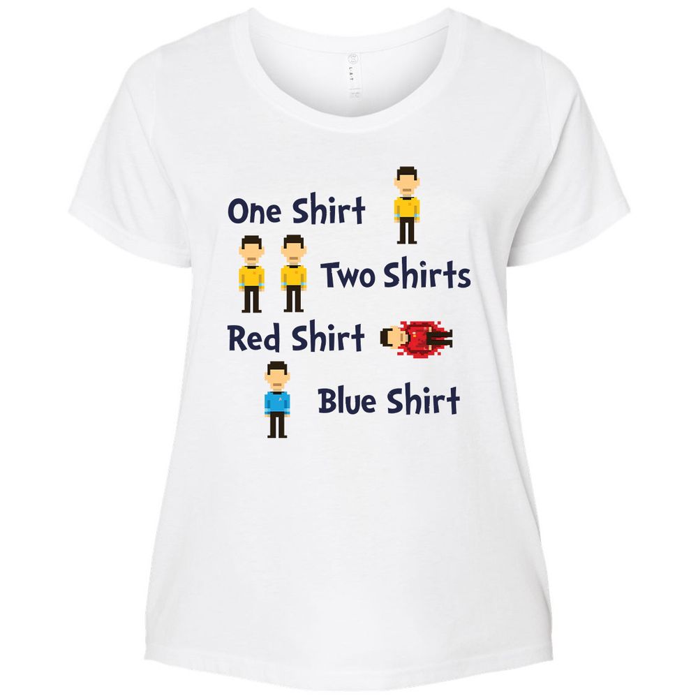 Red Shirt, Blue Shirt - White - 6