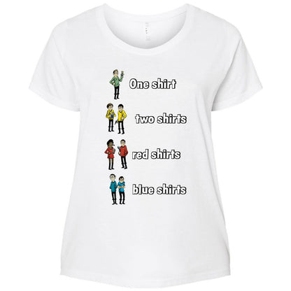 Ladies Curvy Jersey - VAUFHQ7T - White - 6