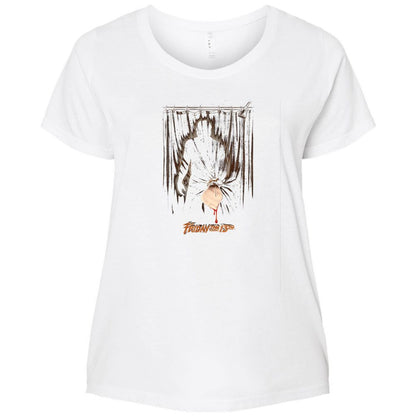 Ladies Curvy Jersey - PFXYLPFK - White - 6