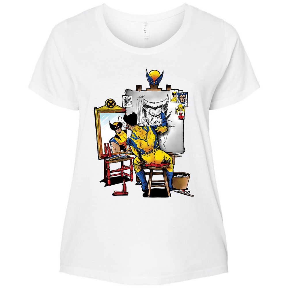 Ladies Curvy Jersey - 63AM6ASN - White - 6