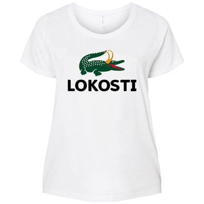 Ladies Curvy Jersey - UBZMNYLQ - White - 6