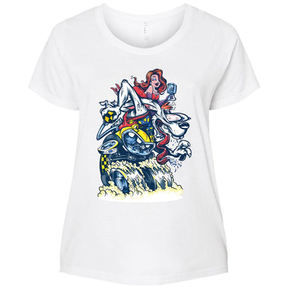 Ladies Curvy Jersey - 2TLTL4BP - White - 6