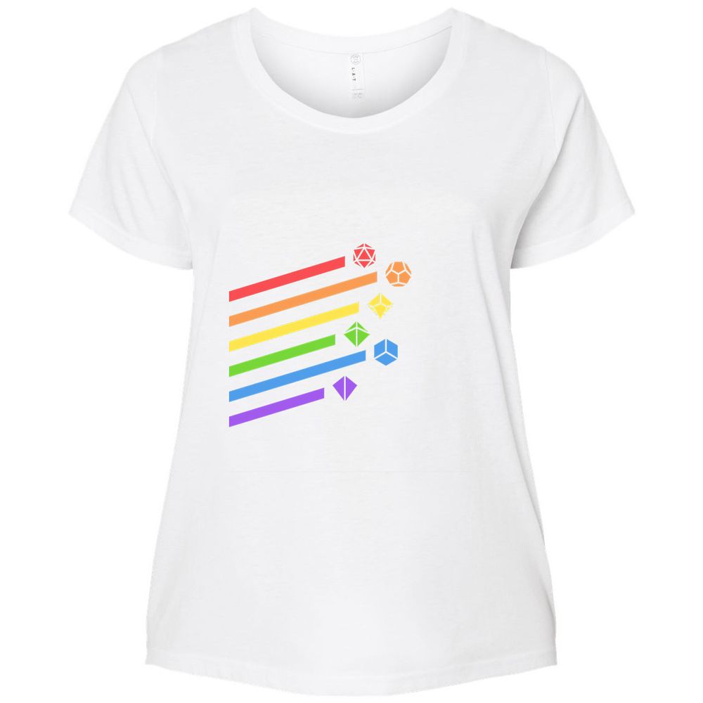 Ladies Curvy Jersey - WNQK633F - White - 6