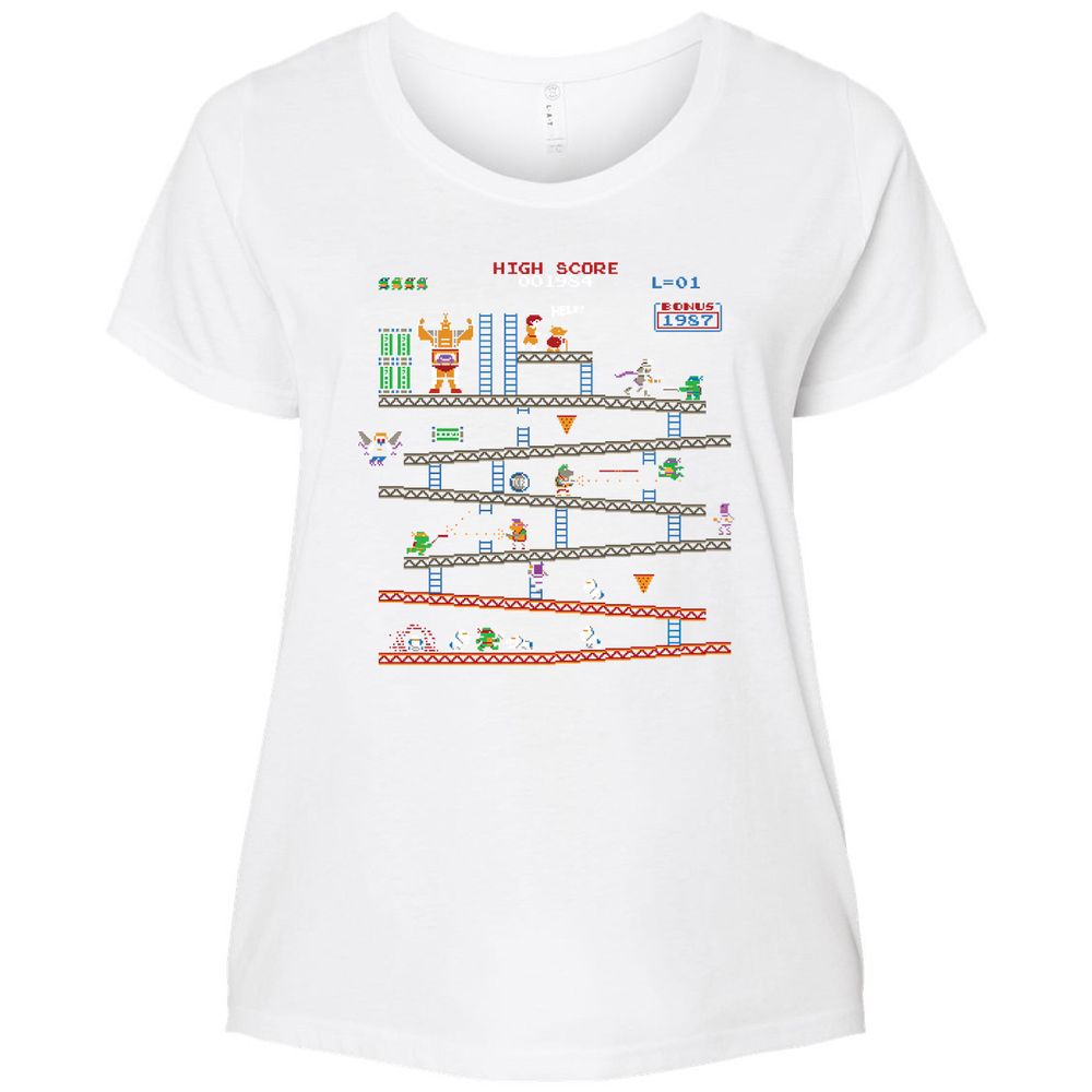 Ladies Curvy Jersey - 8SR25S8J - White - 6