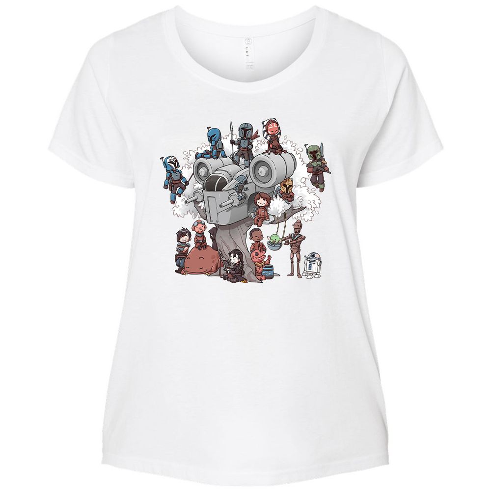 Ladies Curvy Jersey - 3QYN2XB5 - White - 6