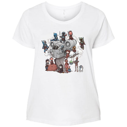 Ladies Curvy Jersey - 3QYN2XB5 - White - 6