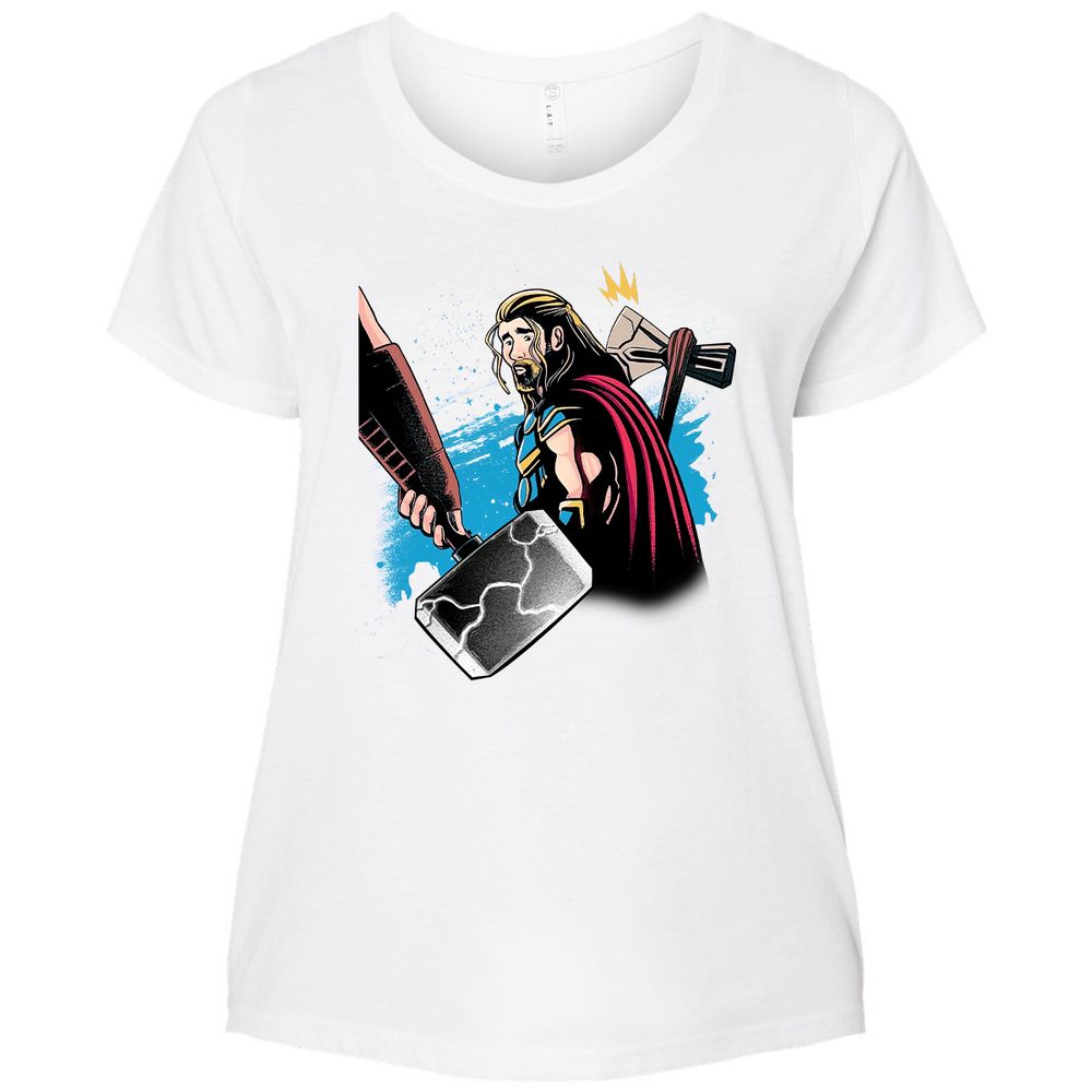 Ladies Curvy Jersey - CNHQ9FK3 - White - 6