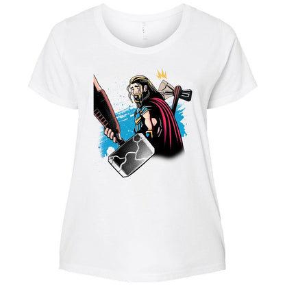 Ladies Curvy Jersey - CNHQ9FK3 - White - 6