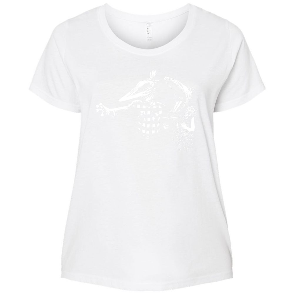 Ladies Curvy Jersey - 5WTKU82J - White - 6