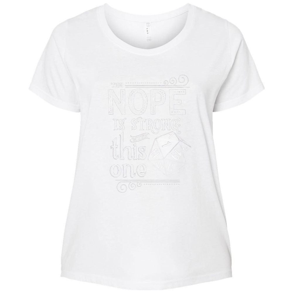 Ladies Curvy Jersey - P4Y6TXZW - White - 6
