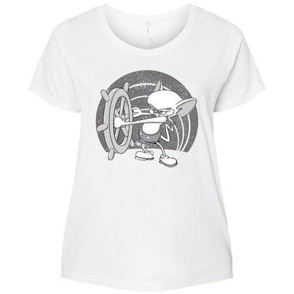 Ladies Curvy Jersey - EYDUM9TL - White - 6