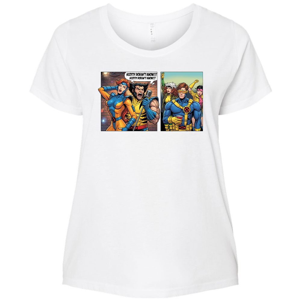 Ladies Curvy Jersey - UWR2K8XZ - White - 6