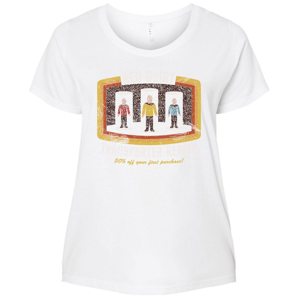 Ladies Curvy Jersey - 896AQPTF - White - 6