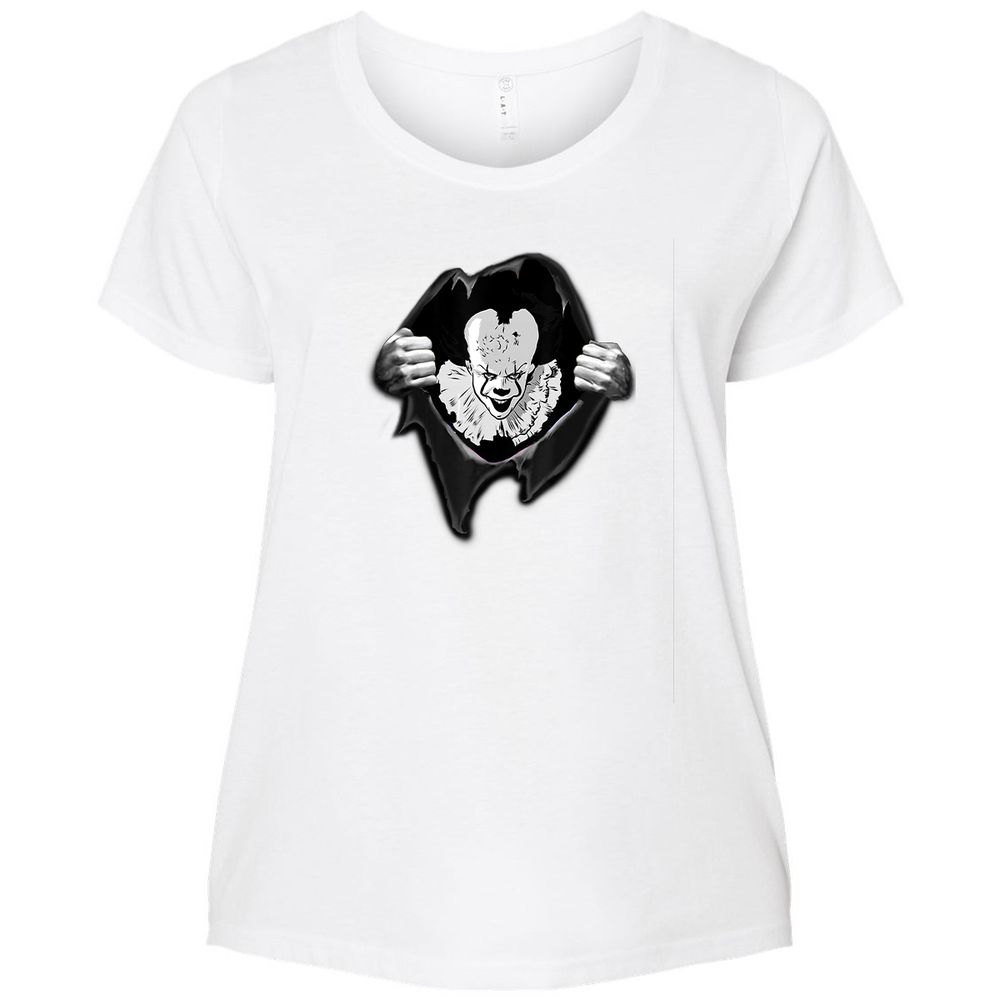 Ladies Curvy Jersey - 6RHW8QUS - White - 6