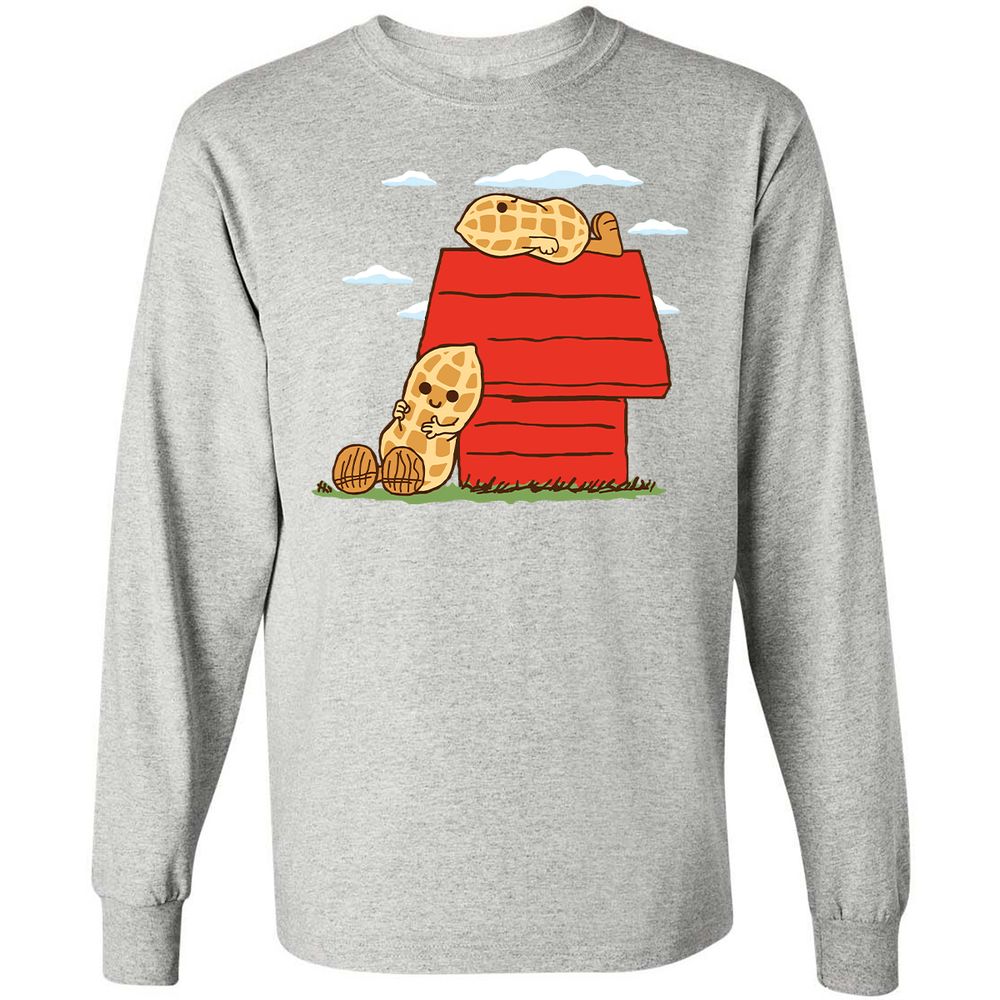 Long Sleeve T-Shirt - NQFU6GRX - Ash - 7