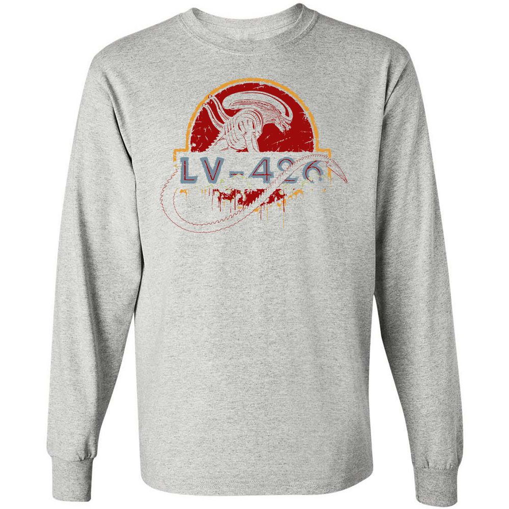 Long Sleeve T-Shirt - 3KQC3L3L - Ash - 7