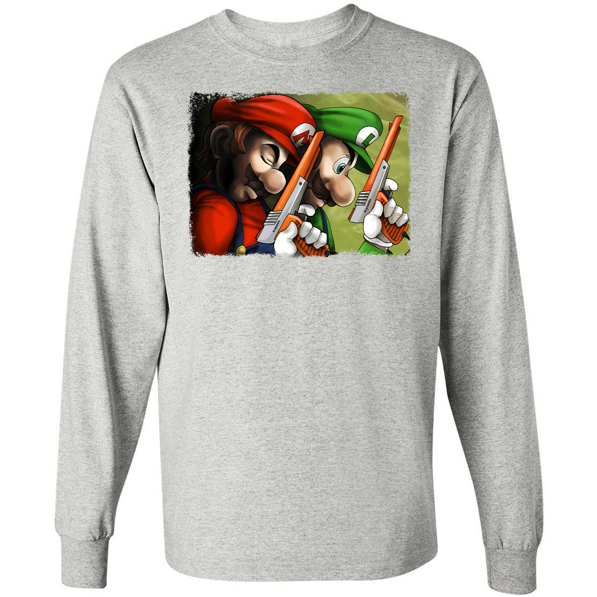 Long Sleeve T-Shirt - NJQF9JF5 - Ash - 7