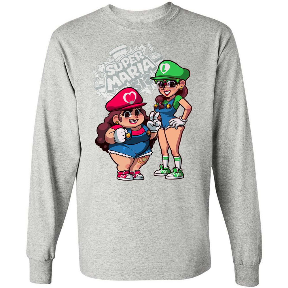 Long Sleeve T-Shirt - LDT9CW5U - Ash - 7