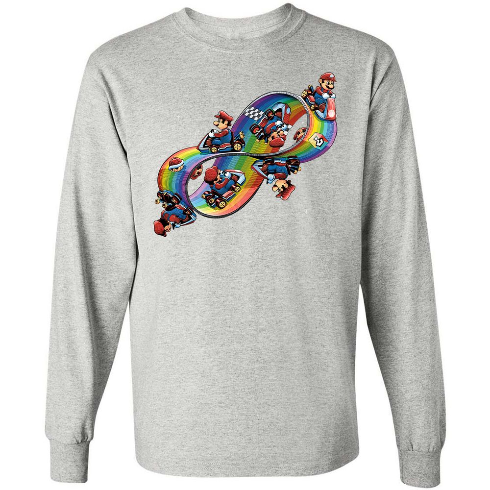 Long Sleeve T-Shirt - 596VSRXH - Ash - 7