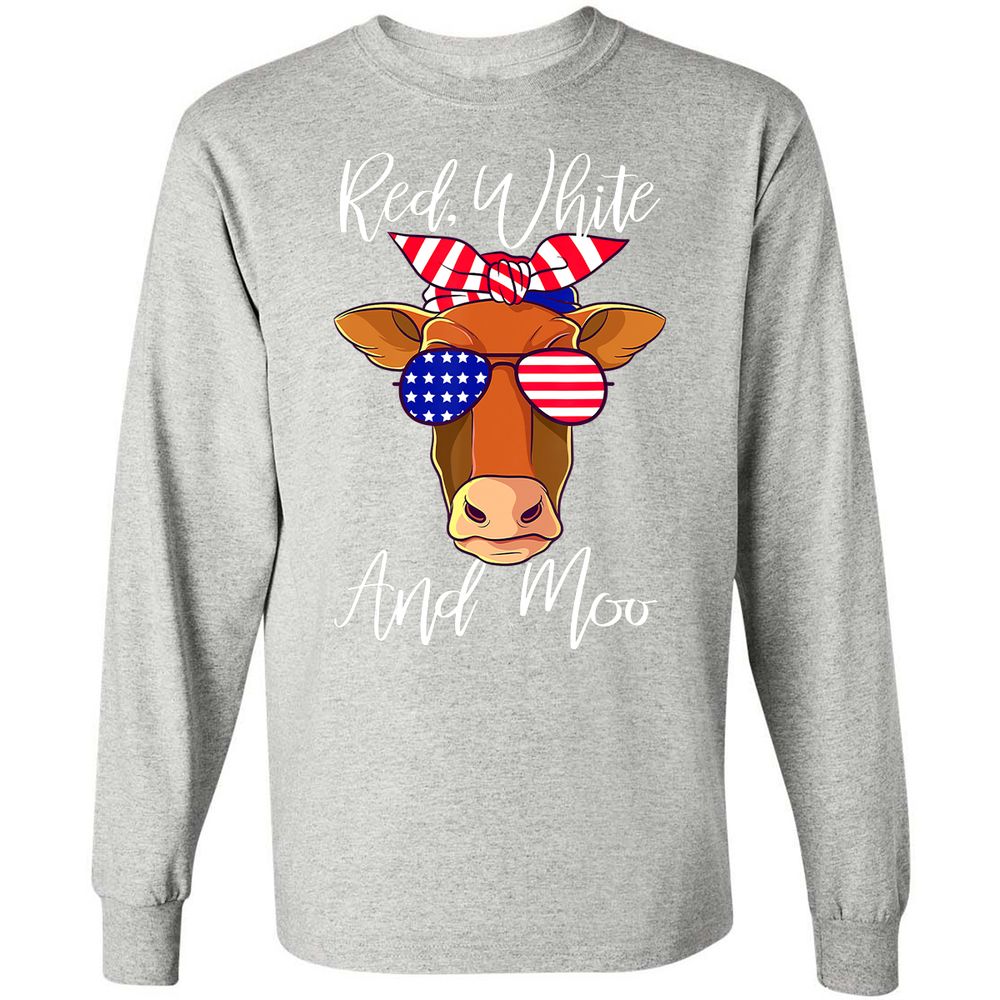 Long Sleeve T-Shirt - 8K52FJA4 - Ash - 7