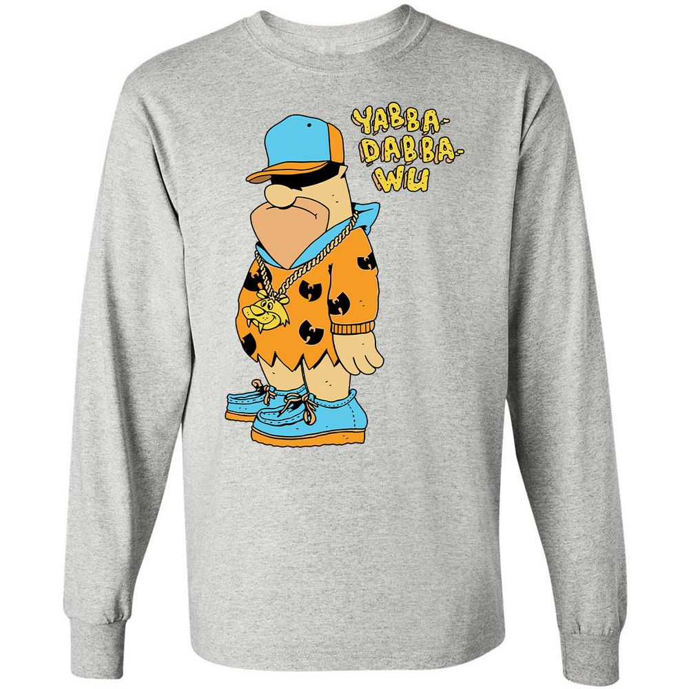 Long Sleeve T-Shirt - QXT4Z51Q - Ash - 7