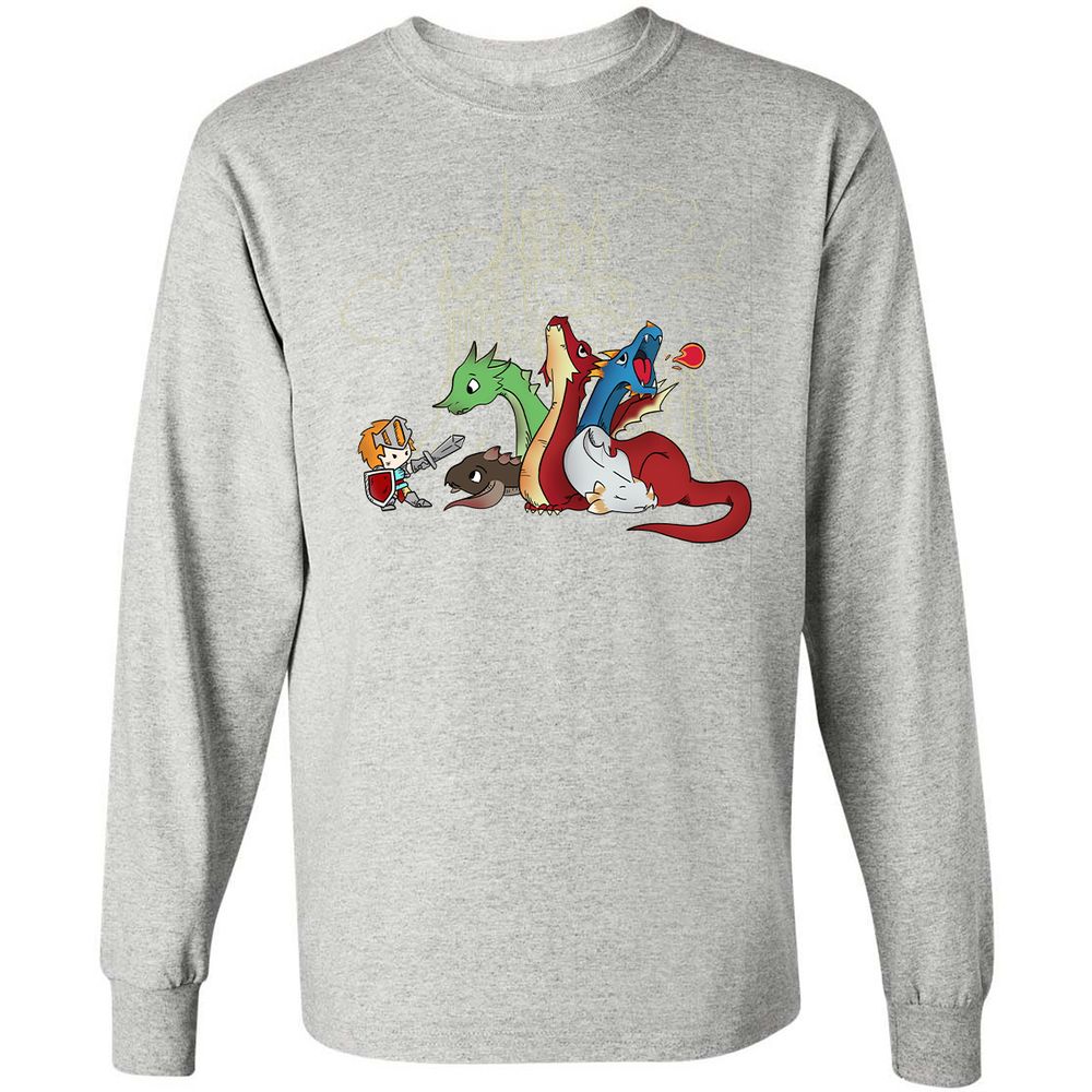 Long Sleeve T-Shirt - JF9G6CN4 - Ash - 7