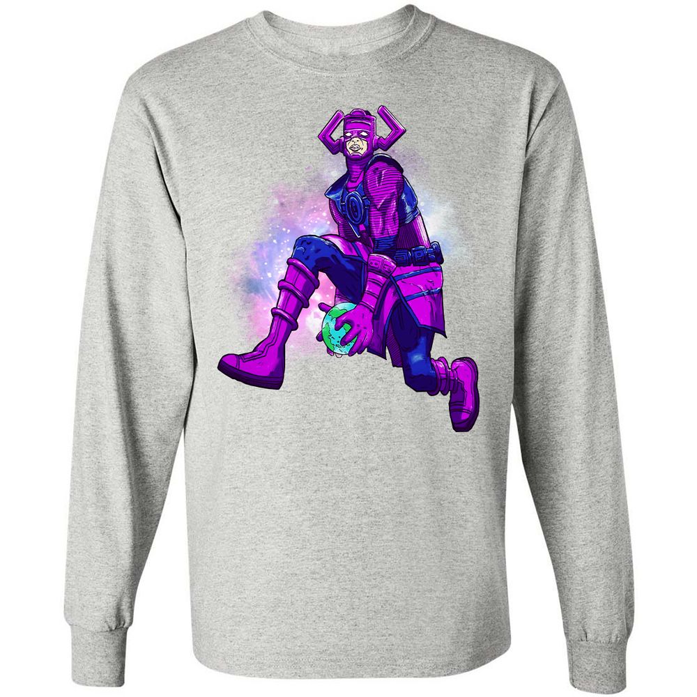 Long Sleeve T-Shirt - A6LGWJ19 - Ash - 7