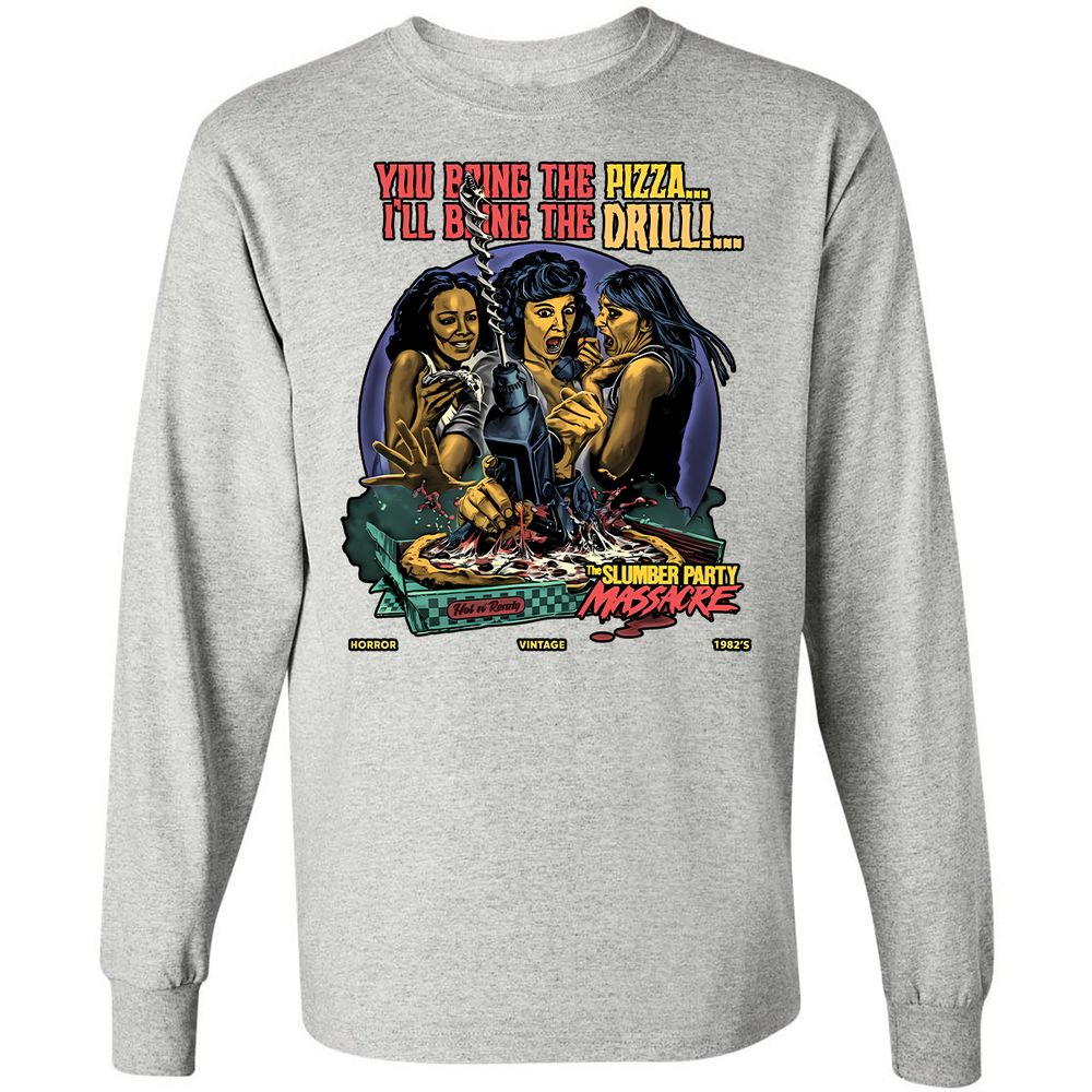 Long Sleeve T-Shirt - WVC5Q7X5 - Ash - 7