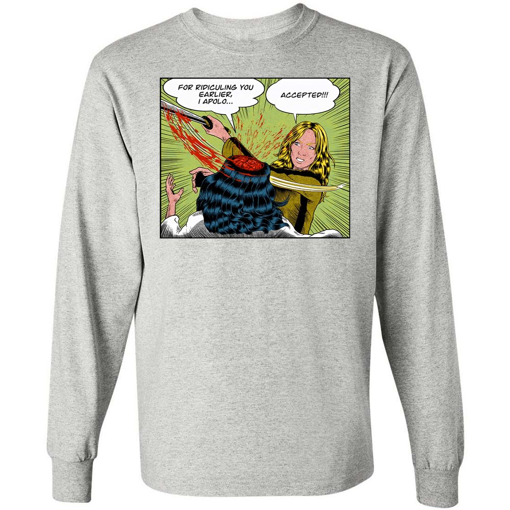 Long Sleeve T-Shirt - 924CGBF2 - Ash - 7